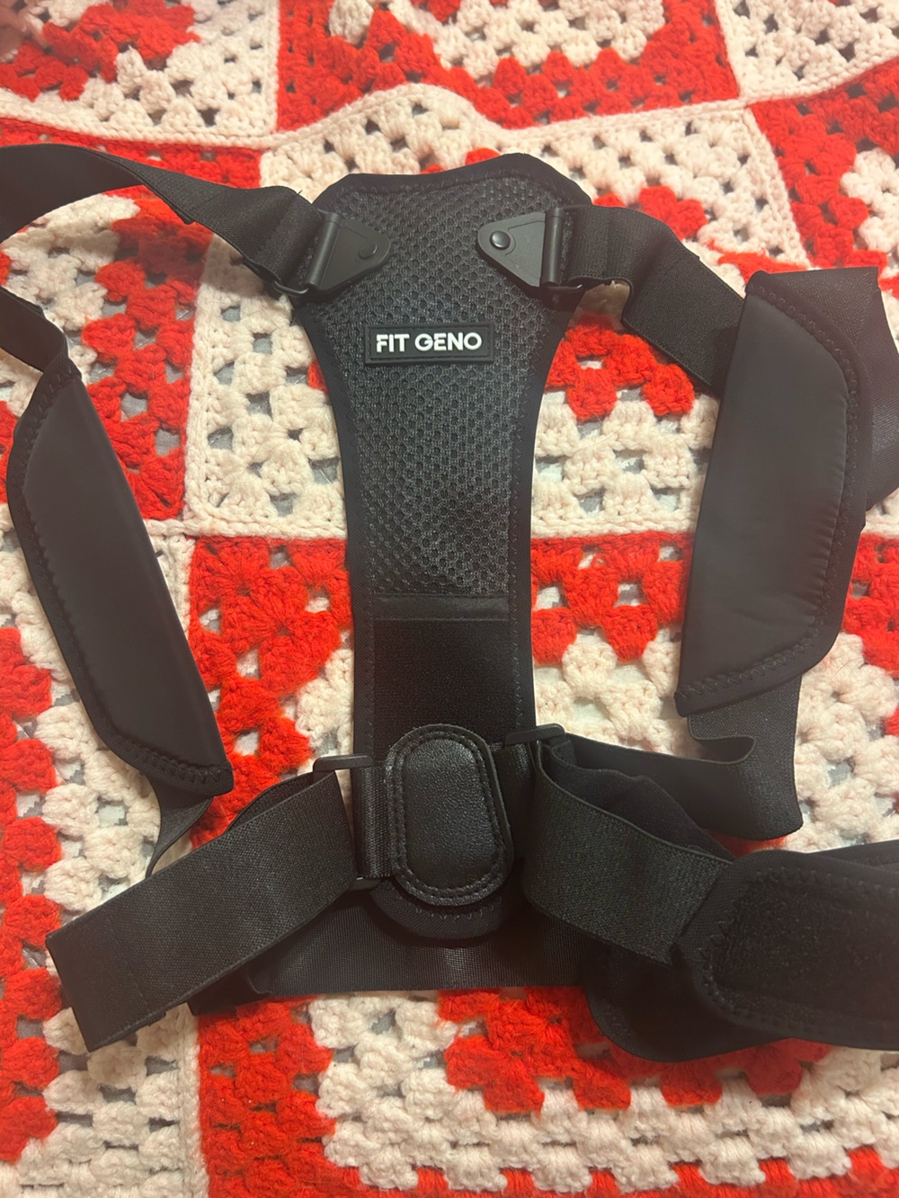 Black Adjustable Posture Corrector